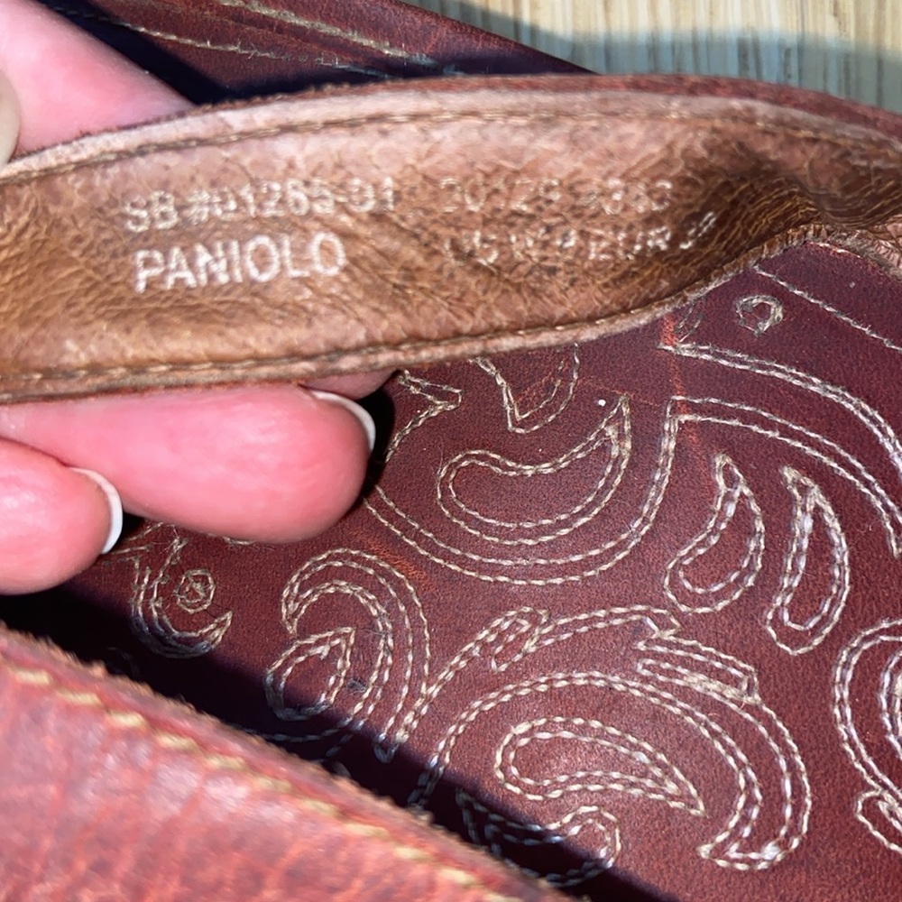 OluKai Paniolo Leather Strap and Footbed Brown Flip Flops Sandals Women’s 8 - Picture 5 of 15